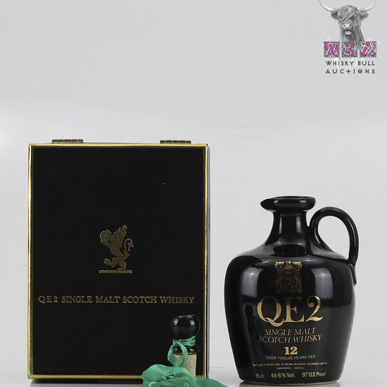 The QE2 Single Malt Scotch Whisky 12 Year old 75cl Auction Whisky Bull