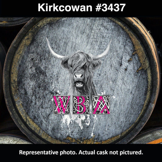 2019 Kirkcowan 1st Fill Bourbon Cask Distilled at Bladnoch #3437.