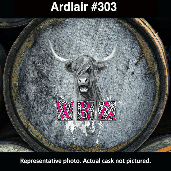 2014 Ardlair #303 1st Fill Bourbon Barrel Distilled at Ardmore