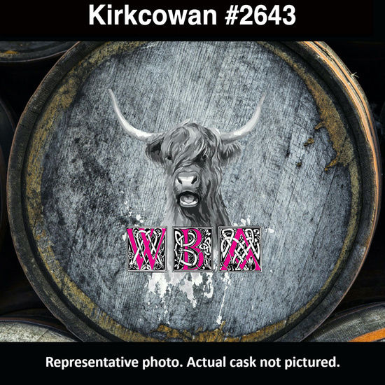 2021 Kirkcowan #2643 1st Fill Bourbon Barrel Distilled at Bladnoch