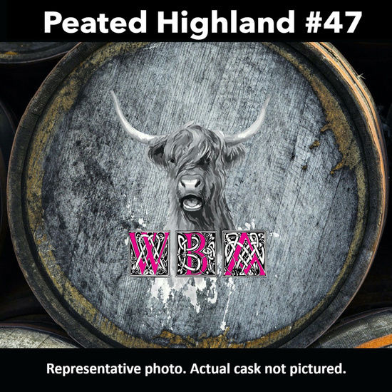2005 Peated Highland Single Malt #47 Refill Bourbon Barrel Distilled in the Highlands.