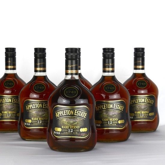 Appleton Estate Rare Blend 12 Year Old Rum 75cl x6