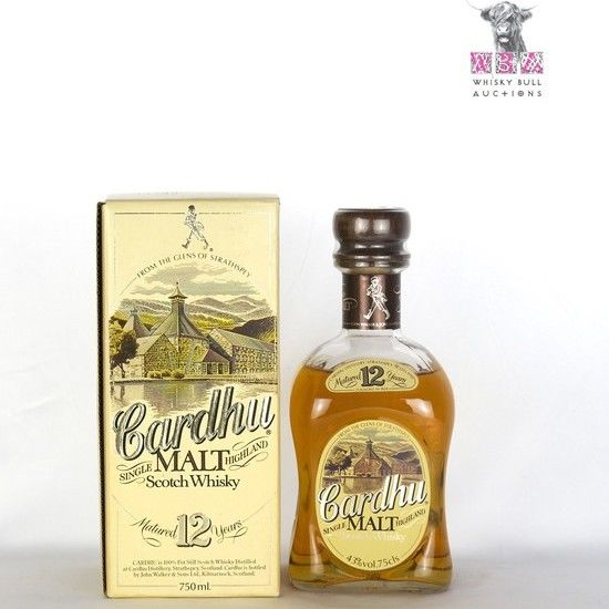 Cardhu 12 Year Old Single Malt 1980s Vintage 75cl