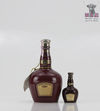 Chivas Regal Royal Salute 21 Year Old Ceramic decanters & miniatures 70cl/5cl Thumbnail