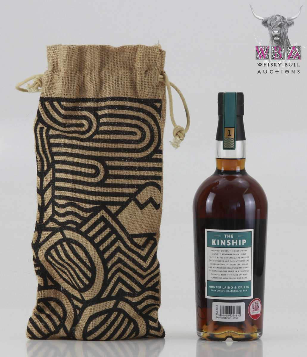 The Kinship Bunnahabhain 28 Year 空瓶 Bunnahabhain The Kinship 28 Years Old Edition 1 70cl Auction