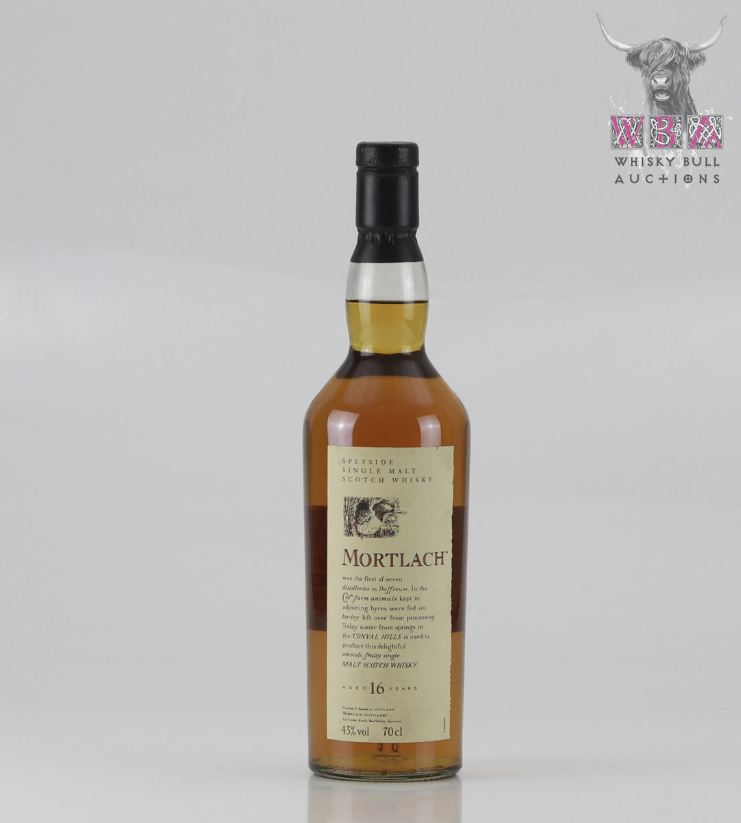 Mortlach 16 Year Old Flora & Fauna 70cl Auction Whisky Bull