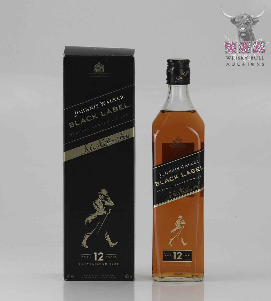 Johnnie Walker Black Label 12 Year Old 70cl Auction | Whisky Bull