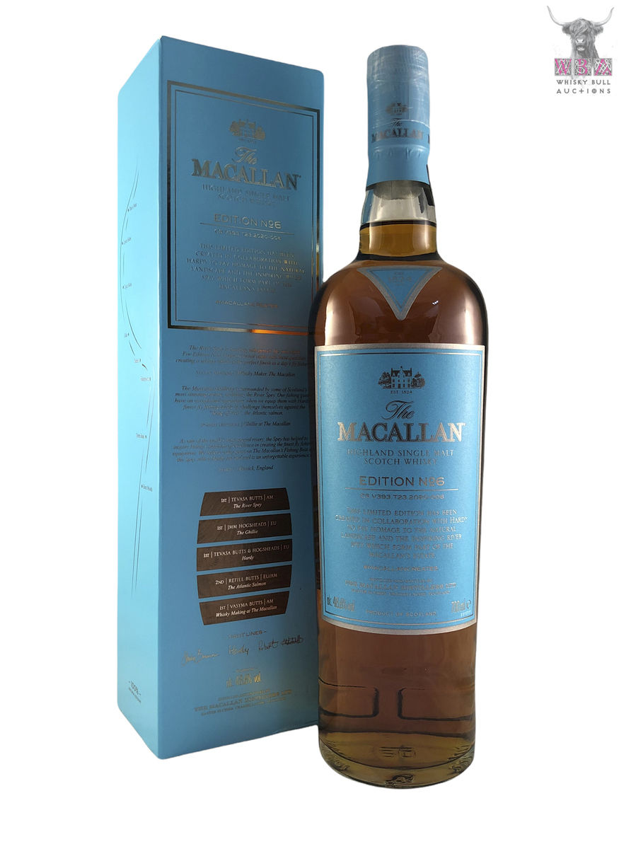 Macallan Edition Series No.1-6 70cl x 5 75cl x 1 (SINGAPORE LOT