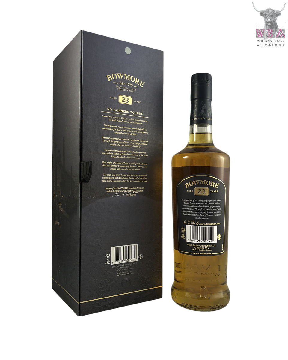 Bowmore 23 Year Old No Corners To Hide Frank Quietly Edition 70cl